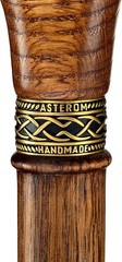 Luxury Ergonomic Wooden Cane – Lightweight Design with Extra Tip & Wrist Strap