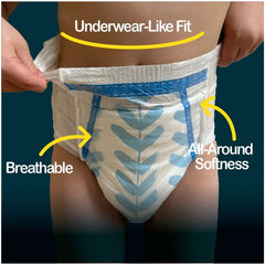 2 PACK Parent’s Choice Ultimate Care Nighttime Underwear Boys, Girls L/XL, 38 Ct