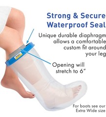 New! Leg Elevation Pillow Memory Foam Rest Wedge + Waterproof Cast Surgery Cover