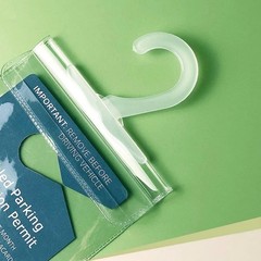 Protective Transparent Handicap Placard Holder with Large Hanger – 10.6 x 4.5 in
