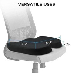 Memory Foam Seat Cushion Coccyx Tailbone Pain Relief Office Chair Car Pad
