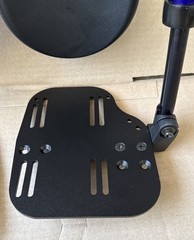 PAIR – Quickie Iris Tilt In Space Manual Wheelchair Elevating Legrest Footrest