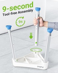 Space-Saving Triangular Shower Chair for Inside Shower, FSA/HSA Eligible