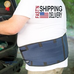 Lower Back Support Belt Men Lumbar Pain Relief Waist Brace Worker Heavy Lifting