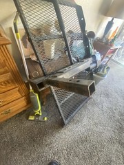 500 lb Wheelchair Mobility Scooter Carrier Ramp Hitch Medical Disability Ramp