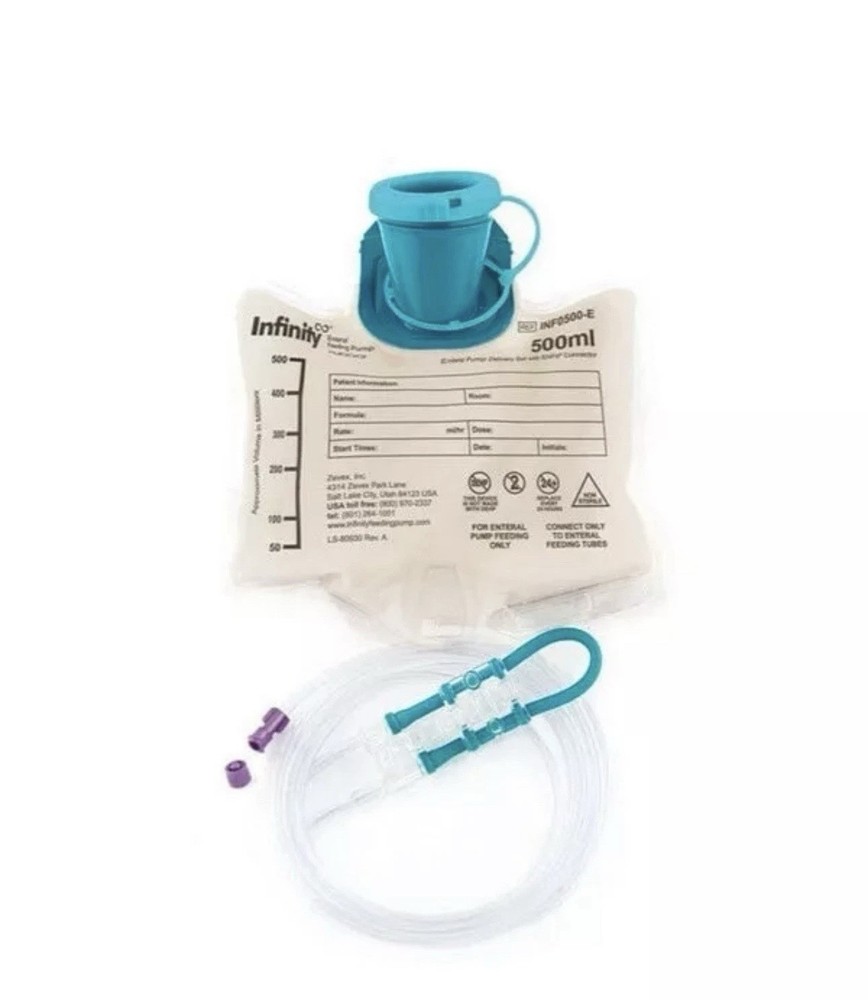 30 Lot New Moog Infinity INF0500-E Enteral Feeding Pump w/ ENFit Connector 500ml