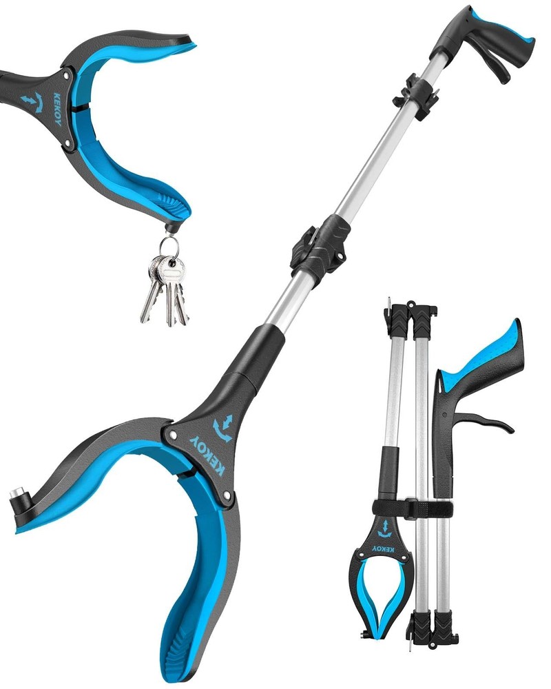 40 Inch Grabber Reacher Tool for Seniors, Foldable Reacher Grabbers Pickup St…