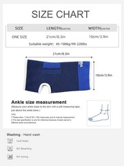 Ankle Support Brace Compression Sleeve Sports Running Gym Injury Pain Relief