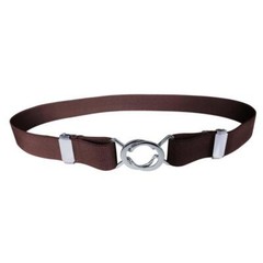 Adjustable Elastic Stretch Belt for Women 2.5cm Wide Metal Ring Buckle No Hassle