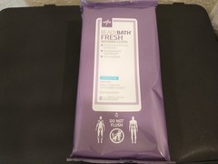 4 Packages, READY BATH FRESH BATHING CLOTH, 32 total,Fragrance Free, EXP. 2/2027