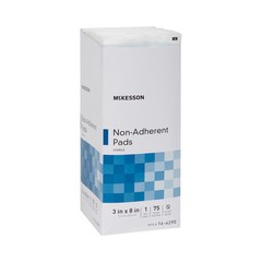 McKesson Sterile Non-Adherent Dressing Rectangle 3 x 8″ 16-4290 75 per Box
