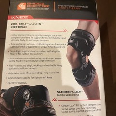 Shock Doctor Elite performance 3+ Knee Brace -2090 Bio-Logix size XS 11.5-12.5”