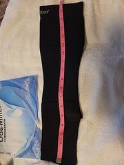 2 Doc Miller Open Toe Compression Socks 15-20mmHg Recovery Varicose BLACK