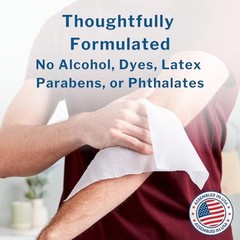 McKesson Washcloth Wipes Scented 576ct, No-Rinse Body Wipes