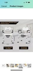Trondiver Shower Chair With Potty, 350 Lb Capacity, brand new unopened box