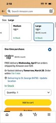 itRight Adult Diapers, Ultra Heavy Absorbency, L (Waist Size 44in-56in),
