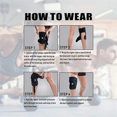 Plus Size External Hinged Knee Brace with Compression Wrap for Big Wide Thigh