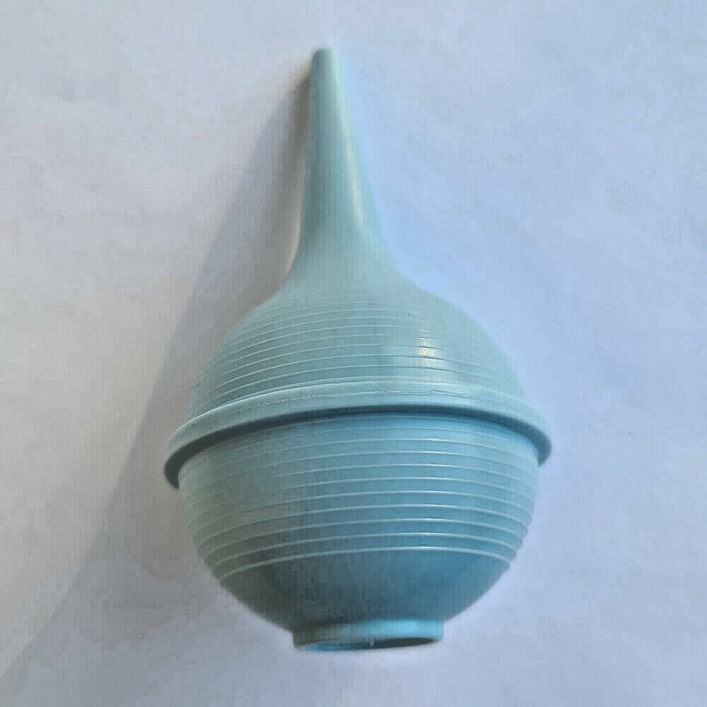 Ear Ulcer Syringe Bulb Sterile 2 oz Newborn Cleansing Nasal Blue (2 Pack)