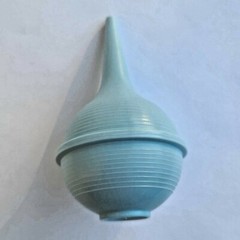 Ear Ulcer Syringe Bulb Sterile 2 oz Newborn Cleansing Nasal Blue (2 Pack)