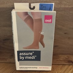 Mediven Assure Open Toe Calf High 15-20 Beige Small – Open Toe