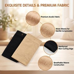 2Pairs Arm Sleeves Shaper Slimming Elastic Arm Wraps Sleeve for Girls Lose We…