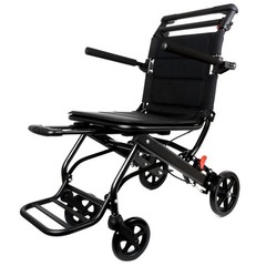 Lightweight Foldable Portable Transport Wheelchair For Adults, Travel Wheelchair