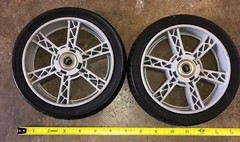 PAIR Front Wheels Tires for Go-Go S19 Folding Mobility Scooter 180×40 WHL148599