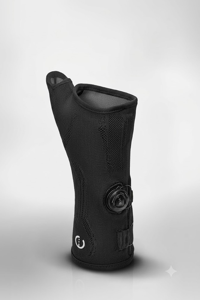Exos Long Thumb Spica W/Boa Black, Right, XXS, 231-21-1111