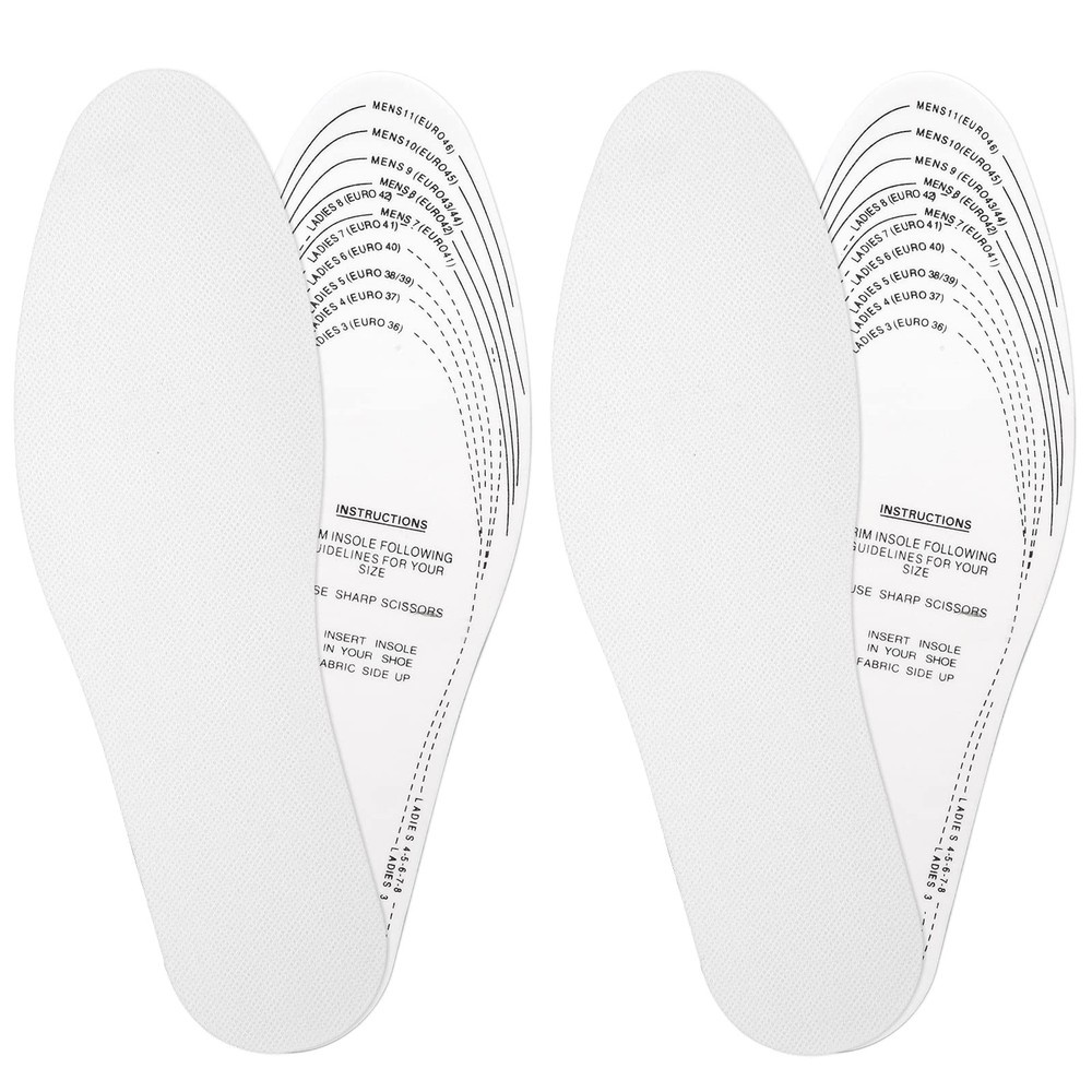 Sibba 2 Pairs Memory 11.22 × 3.58 × 0.12 inches/28.5 × 9.1 × 0.3 cm, White