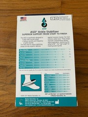 Med Spec ASO Ankle Stabilizer Orthosis Sz Small