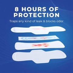 All-in-One Ultra Thin Overnight Pads for Women – 120 Count Pack, Leak Protection