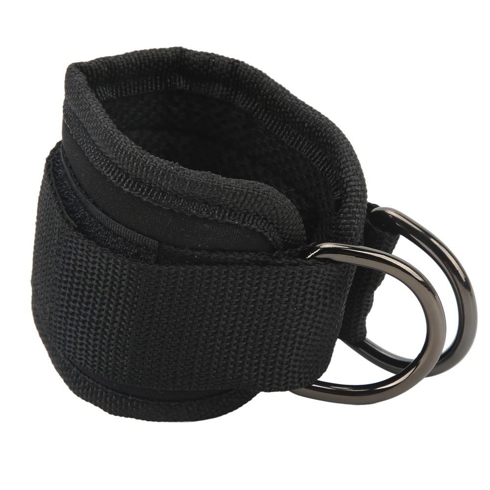 Fitness Ankle Buckle Leg Strength Trainer with Double D Rings and Rubber Straps
