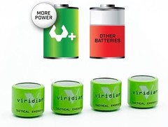Viridian CR 1/3N Tactical Energy Plus Lithium Batteries, 3 Bulk Pack of 6