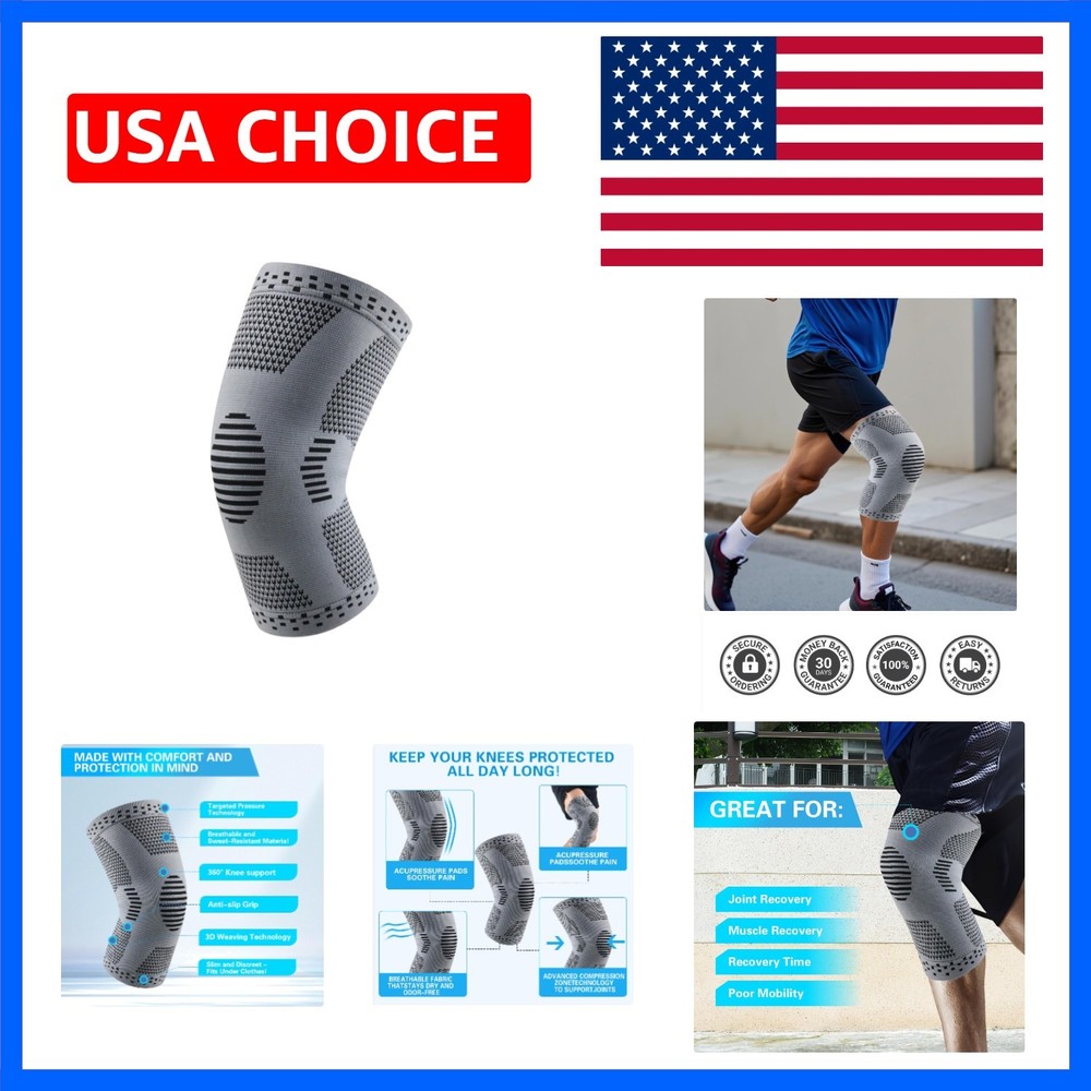 Compression knee sleeve Bamboo Knee Compression Sleeve bamboo knee sleeves fo…