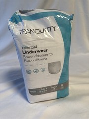 Incontinence Underwear Tranquility Disposable Absorbent Youth Size Med 38-65 Lbs