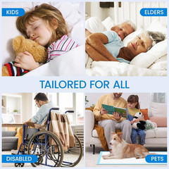 30” X 36” Disposable Underpads, 6 Layers Super Absorbent Leakproof Bed Pads