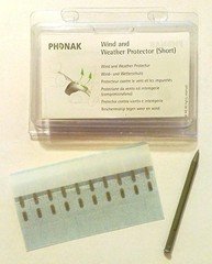 PHONAK Wind and Weather Hearing Aid Microphone Protector Short Filter USA 2 Pack