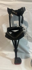 iWalk 2.0 Hands-Free Crutch Adjustable Height Adult Black/Red