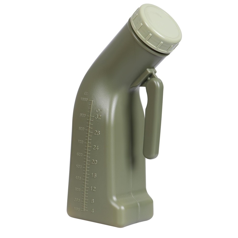 Male Urinal Bottle 1000ml Portable Spill Proof Travel Pee Container