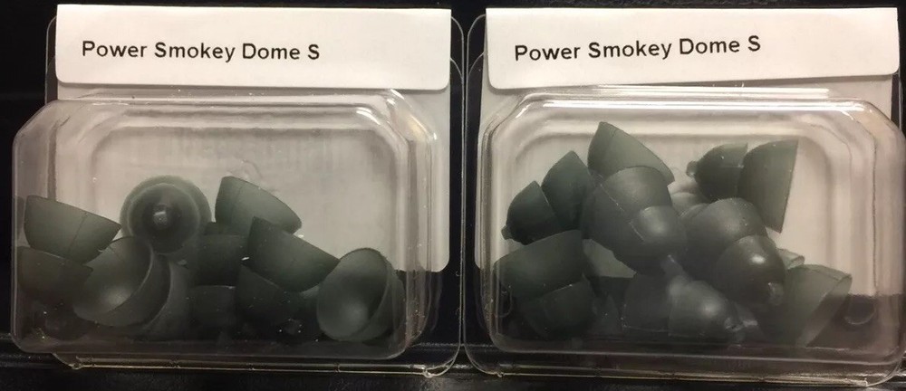 2 Packs of Power Smokey Domes Small for Phonak Hearing Aids. 20 Domes total.