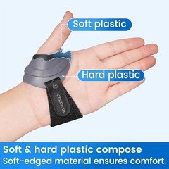 Thumb Support Brace – CMC Joint Splint Braces Arthritis Pain Relief Left – Black