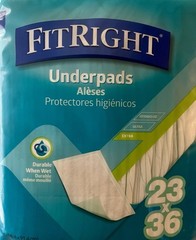 Medline FITRIGHT Extra UNDERPADS 23″ X 36″ – Pack Of 15
