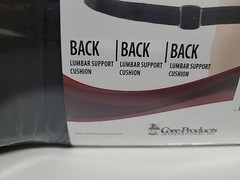 Core Products 400 Black Standard Sitback Rest Comfort For Sitting Driving.