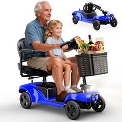 Mobility Scooter,4 Wheel Mobility Scooter,15 Miles Range,300LBS
