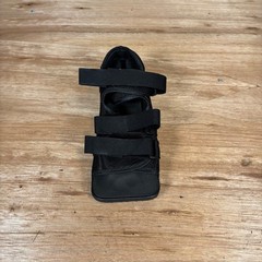 Post Op Surgical Shoe Square Toe Medical Walking Boot Black Adjustable Strap