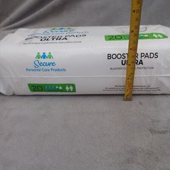 Secure Personal Care Products Booster Pads Ultra SP1900 Bladder Control 20 Ct.