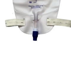 4 Pack 1000ml Urine Leg Catheter with 18” Drainage Tube, Anti Reflux Valve