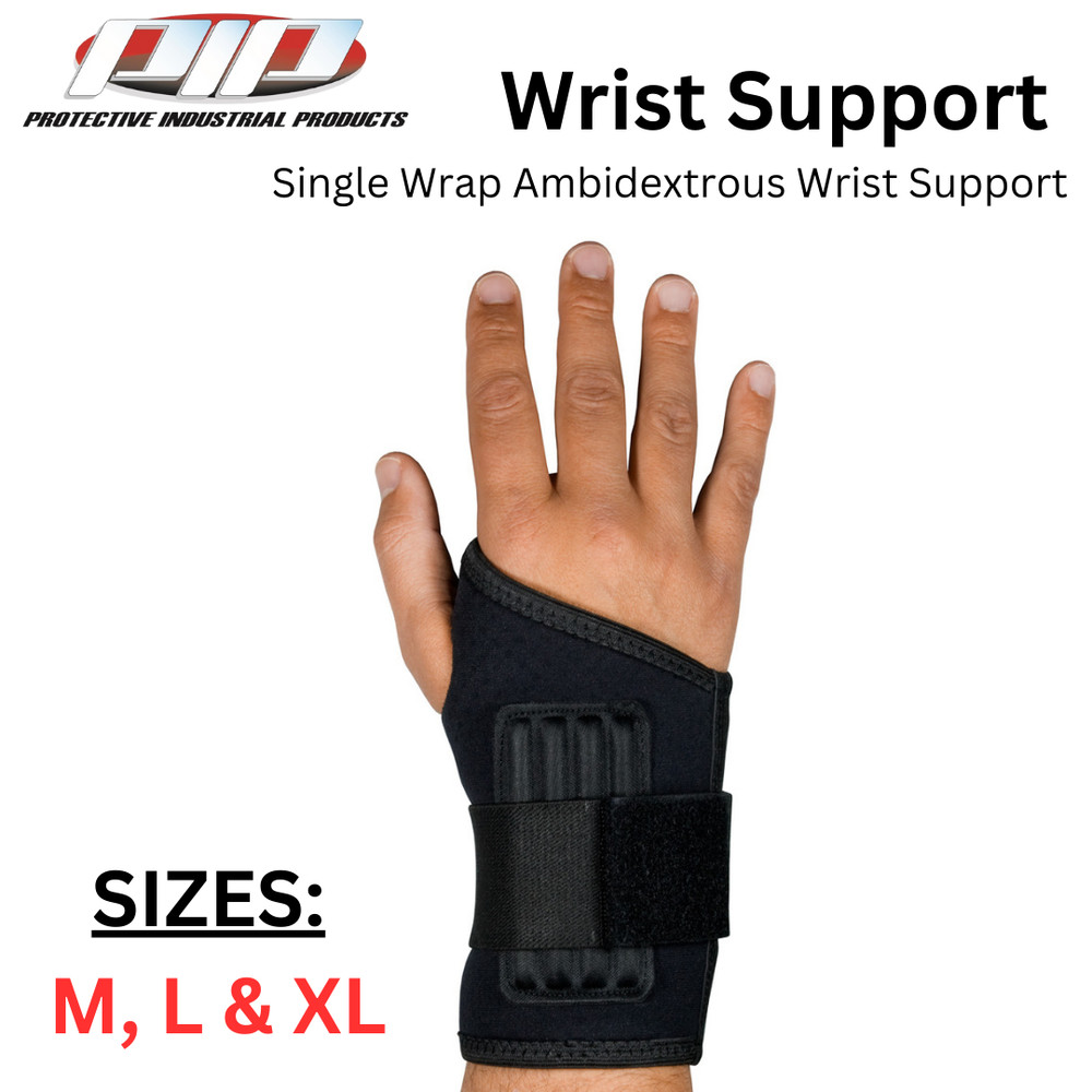 Ambidextrous Wrist Support (Single Wrap) – M, L & XL – PIP #290-9013