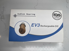 Audien Hearing EV3 Rechargeable Hearing Amplifier New Open Box