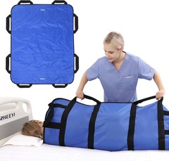Double-Sided Nylon Transfer Sheet 48″ x 40″ – Caregiver Essential in Blue